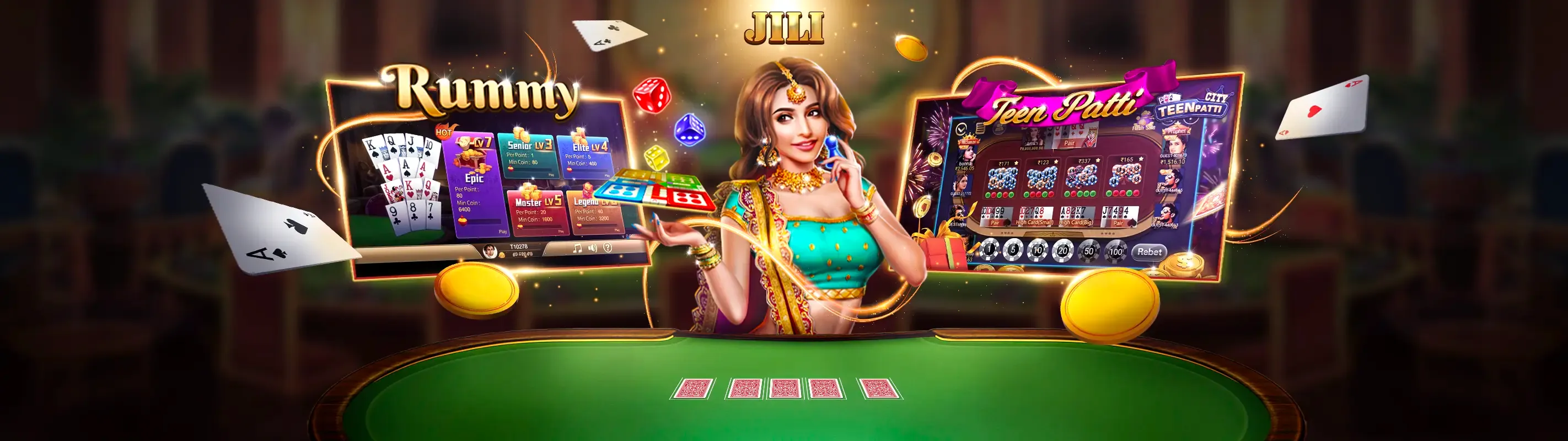 Không gian Live Casino sang trọng tại vj88 win